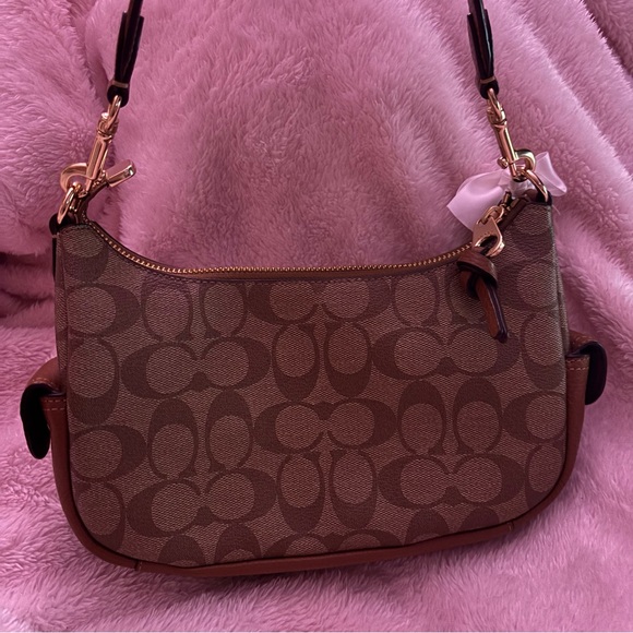 Coach Pennie Shoulder Bag C7223 in Brown Leather - Picture 8 of 8